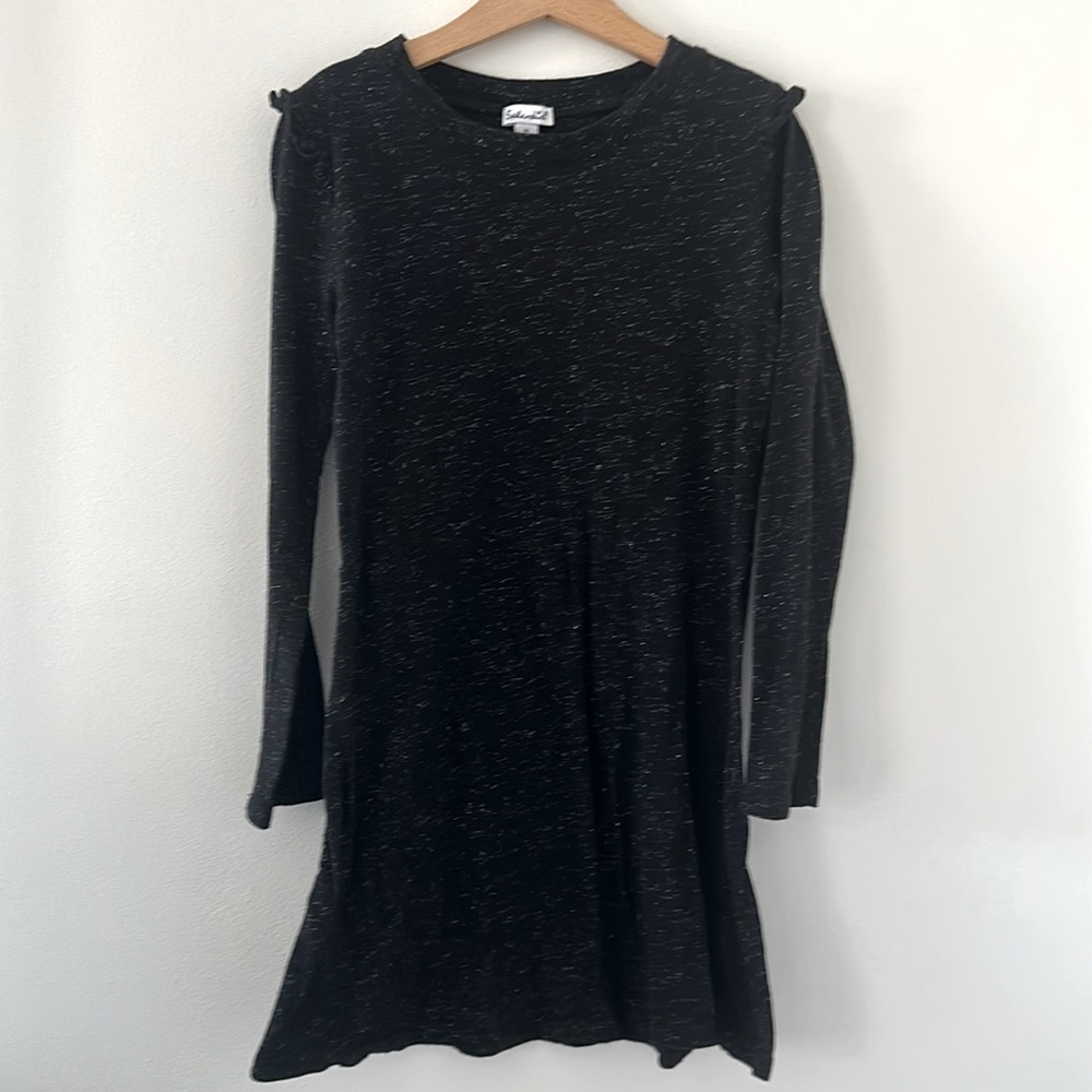 Splendid dress size 10 L girls kids black with sparkle holiday